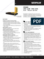 Prime 292 Ekw 365 Kva: Diesel Generator Set