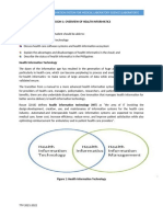 Lesson 1 Overview of Health Informatics