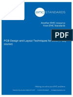 PCB Design and Layout Techniques For EMC (1-Day Course) : Another EMC Resource From EMC Standards