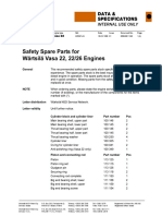 Safety Spare Parts For Wärtsilä Vasa 22, 22 - 26 Engines