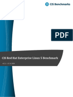 CIS Red Hat Enterprise Linux 5 Benchmark v2.2.1