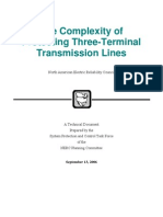 Complexity in Protecting Three Terminal Line