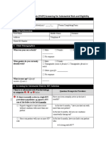 Pre-Exposure Prophylaxis (Prep) Screening For Substantial Risk and Eligibility