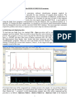 Processing of Diffraction Data With The HIGH SCORE PLUS Program