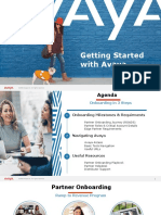 Avaya Edge Partner Onboarding - Getting Started With Avaya - FY22