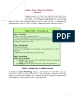 Persuasive Essay: Revision & Editing Handout: Steps To Writing A Persuasive Essay: Step 1: Prewriting