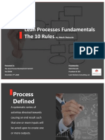 Lean Processes Fundamentals The 10 Rules: by Mark Deluzio