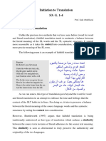 Initiation To Translation Prof. Abdellaoui PDF G1-4