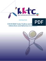 CHCECE045 Foster Positive and Respectful Interactions and Behaviour in Children KKTC