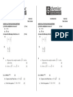 Mathematics Mark 20