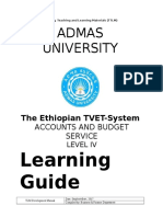 Admas University: Learning Guide