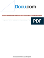 Notes Geophysical Methods