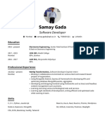 Samay Gada: Software Developer