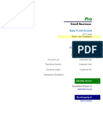 Easy To Use Accounting Software 2018 Excel Version 1a