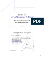 Network Management Architecture