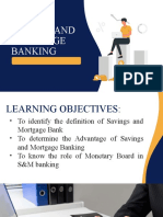 Savings and Mortgage Banking