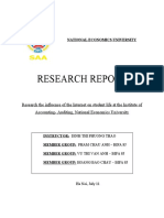 Research Report: National Economics University