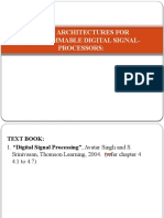 Unit 2 Architectures For Programmable Digital Signal-Processors