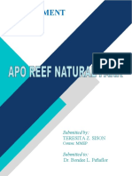 Apo Reef Natural Park Management Plan