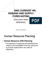 HR Demand and Supply