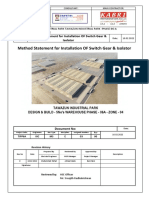 Method Statement For Installation of SMDB, DB & Isolator