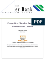 Competitive Situation Analysis of Premier Bank Limited - Sristy Saha