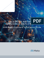 Facebook Network Appliance Deployment: USB Based Software Installation Guide