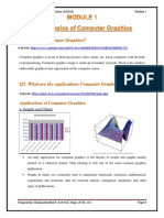 A. Graphs and Charts: Computer Graphics and Visualization (18CS62)