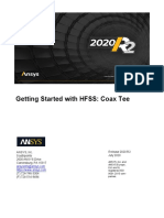 HFSS Coax Tee