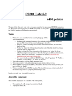 CS210 Lab: 6-9 (400 Points) : Tasks