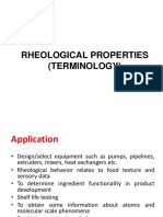 Rheological Properties (Terminology)