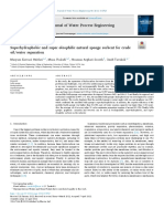 Superhydrophobic and Super Oleophilic Natural Spong 2022 Journal of Water PR