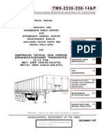 Semitrailer, Tactical, Dual Purpose Breakbulk/Container Transporter, 22-1/2 TON, M871 (NSN 2330-00-122-6779) M871A1 (NSN 2330-01-226-0701)