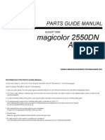 Konica Minolta 2550 Serivice Manual