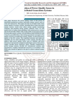 Mitigation of Power Quality Issues in Distributed Generation Systems