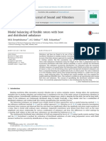 Modal Balancing of Flexible Rotors With Bow and Distributed Unbalance