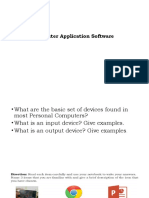 Computer Application Software