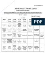 III B.Tech II Sem Special Supple Exams Sep 2022