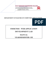 WAD LAB Manual