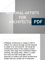 NAtional Artist For Architecture