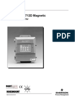 Manual Magnetic Flow Meter Transmitter Model 8712d Rosemount en 76108