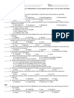 Diagnostic Test For MAPEH 8