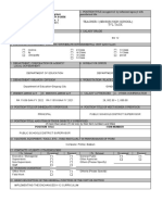 Position Description Form T2 TVL TRACK