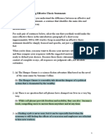 Exercise in Identifying Effective Thesis Statements (SARAH AIESHA)