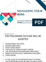 Managing Your Boss