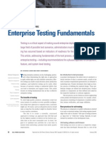 Enterprise Testing Fundamentals