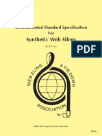 Wstda Standard Web Slings