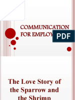 Communication For Employment