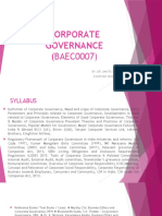 Corporate Governance (Baec0007)