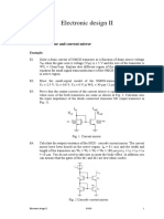 Electronics Design Mosfet Exercises